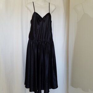 JENNY HAN Anthropologie Satin LBD Strappy Dress